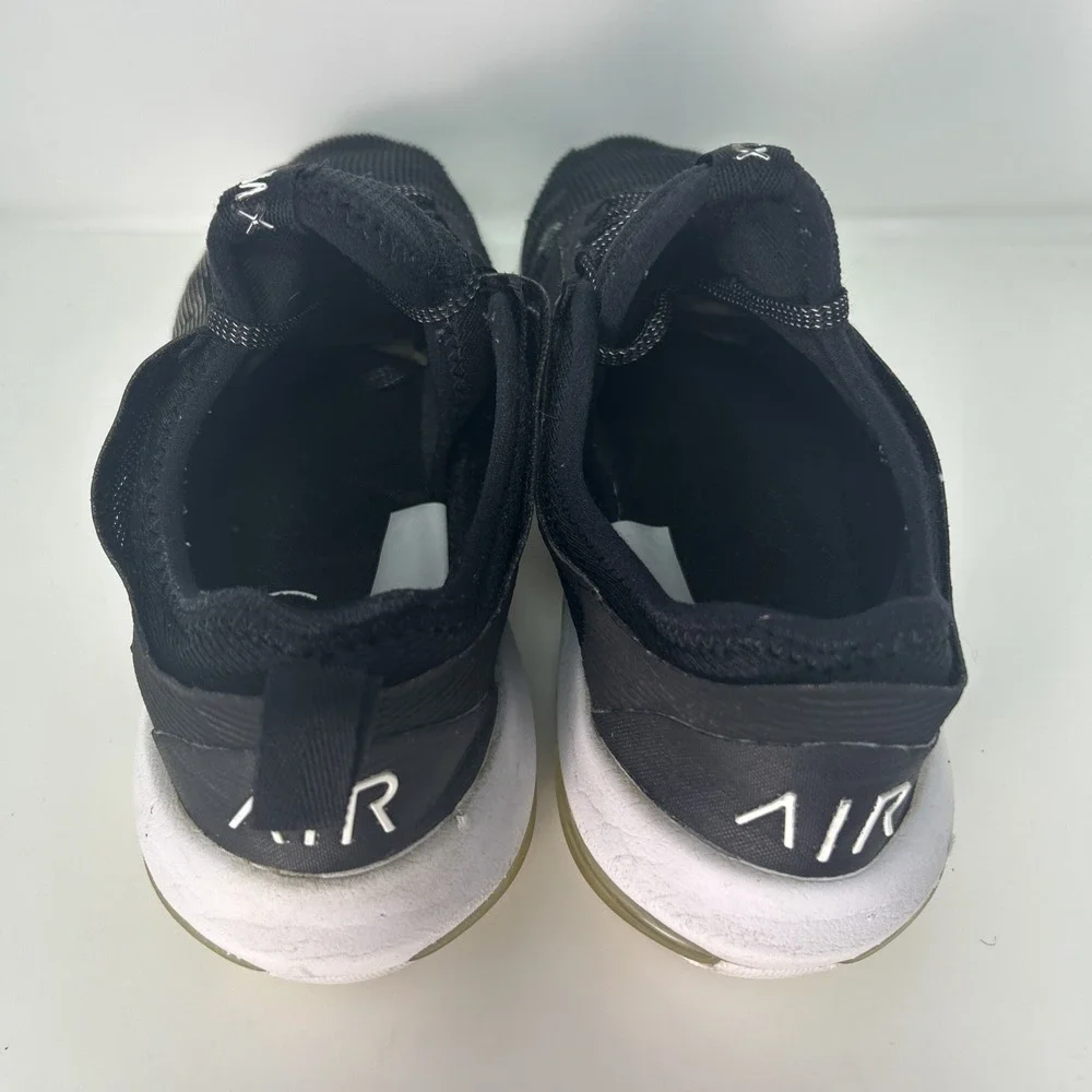 Nike Air Max Fly Running Shoes Men's Size 9, Black AT2506-002 Gold Swoosh‎